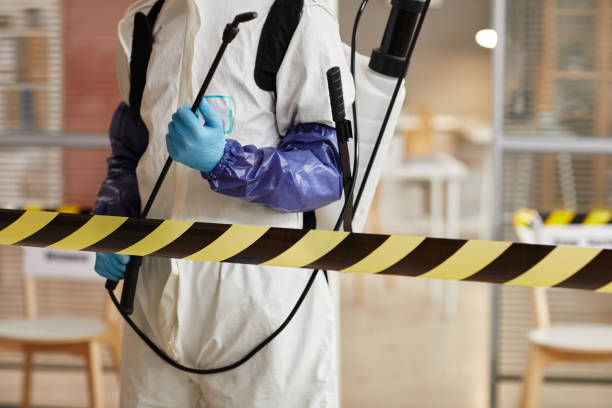 Professional Biohazard Cleanup technician working in Hebron, OH